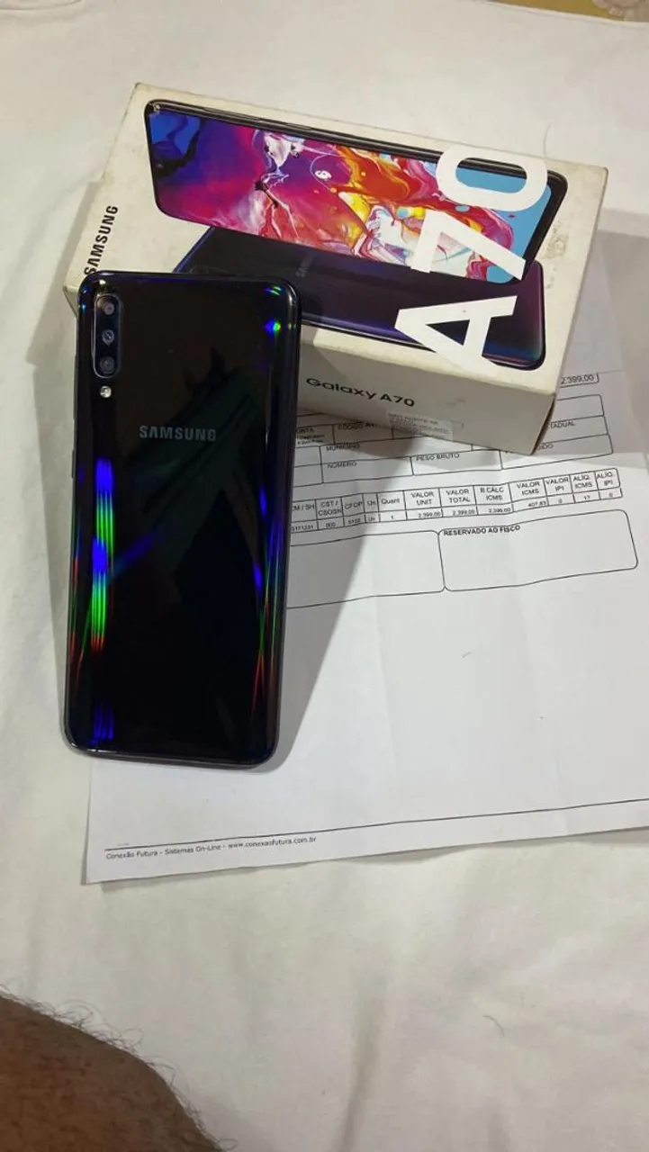 Samsung A70 com nota fiscal - Faço entrega - Parcelo em até 2x