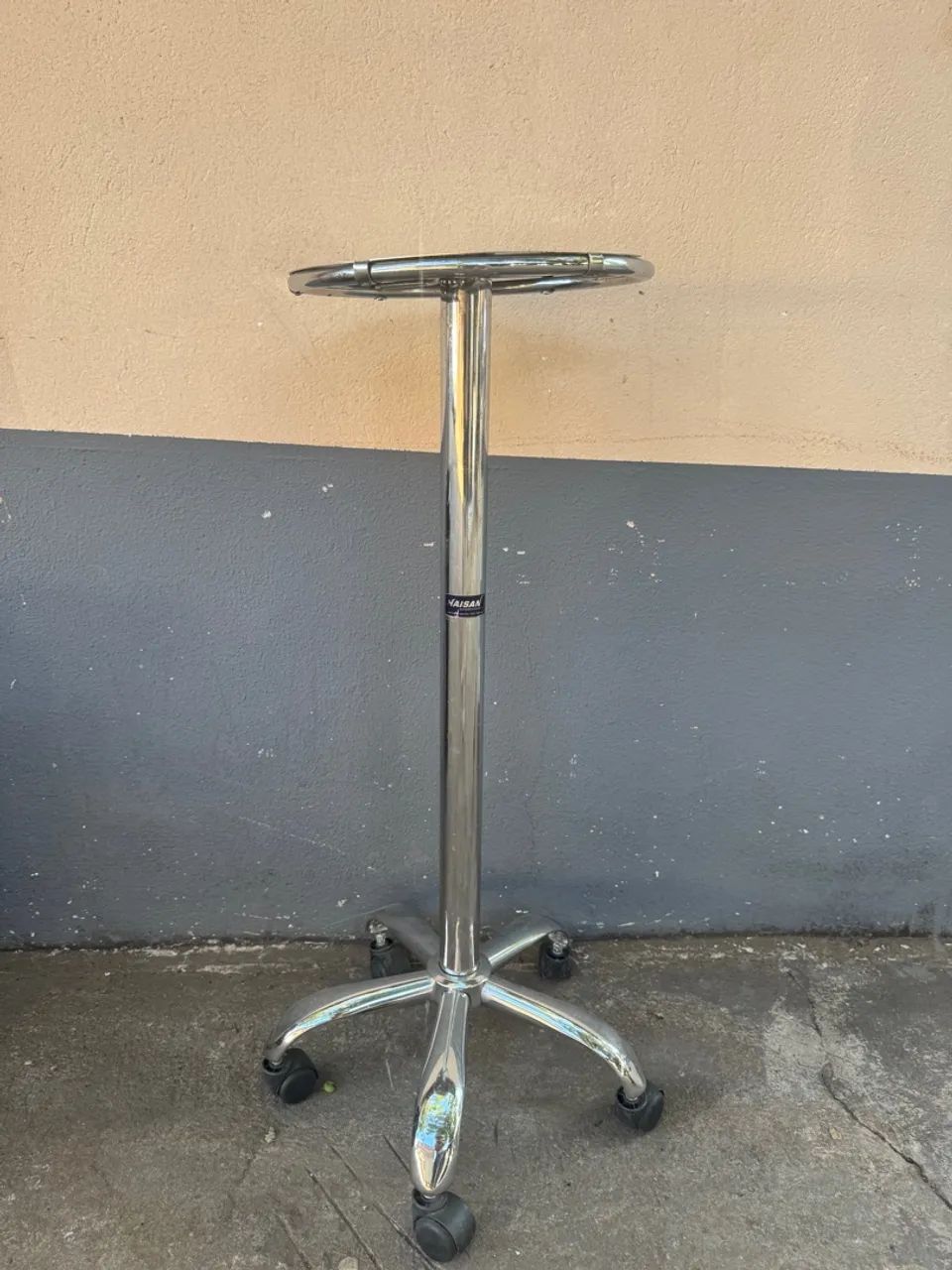 Carrinho auxiliar de Aço Inox com Rodinhas