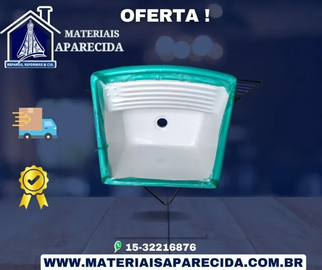 Tanque Apartamento Sintetico Branco - novo
