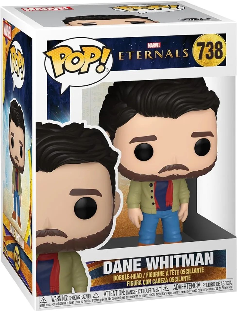 Funko Pop Eternals Dane Whitman 738 Novo Original