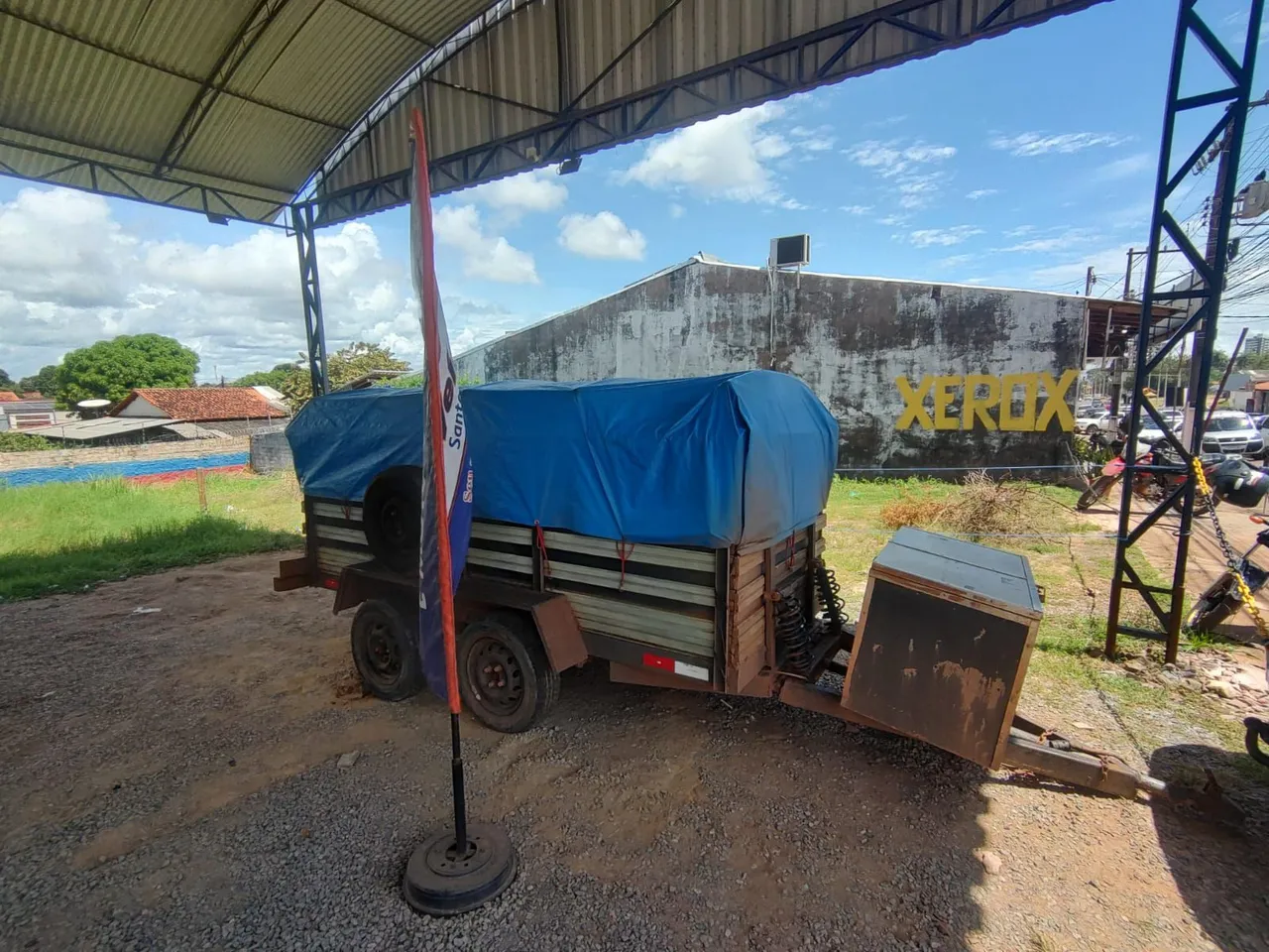 Carreta de reboque para transporte