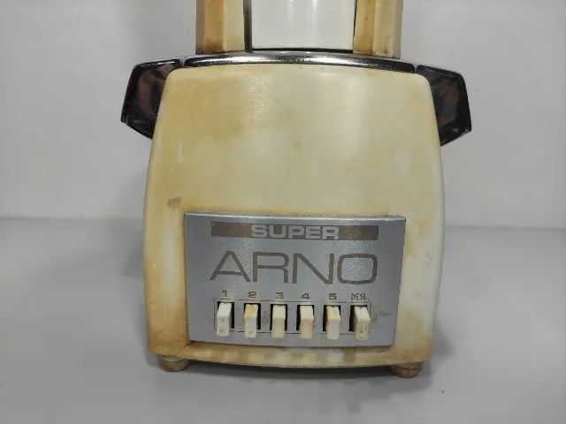 Liquidificador Arno Super Antigo 110v Funcionando 240w Lcb - Branco (Usado) - Foto 3