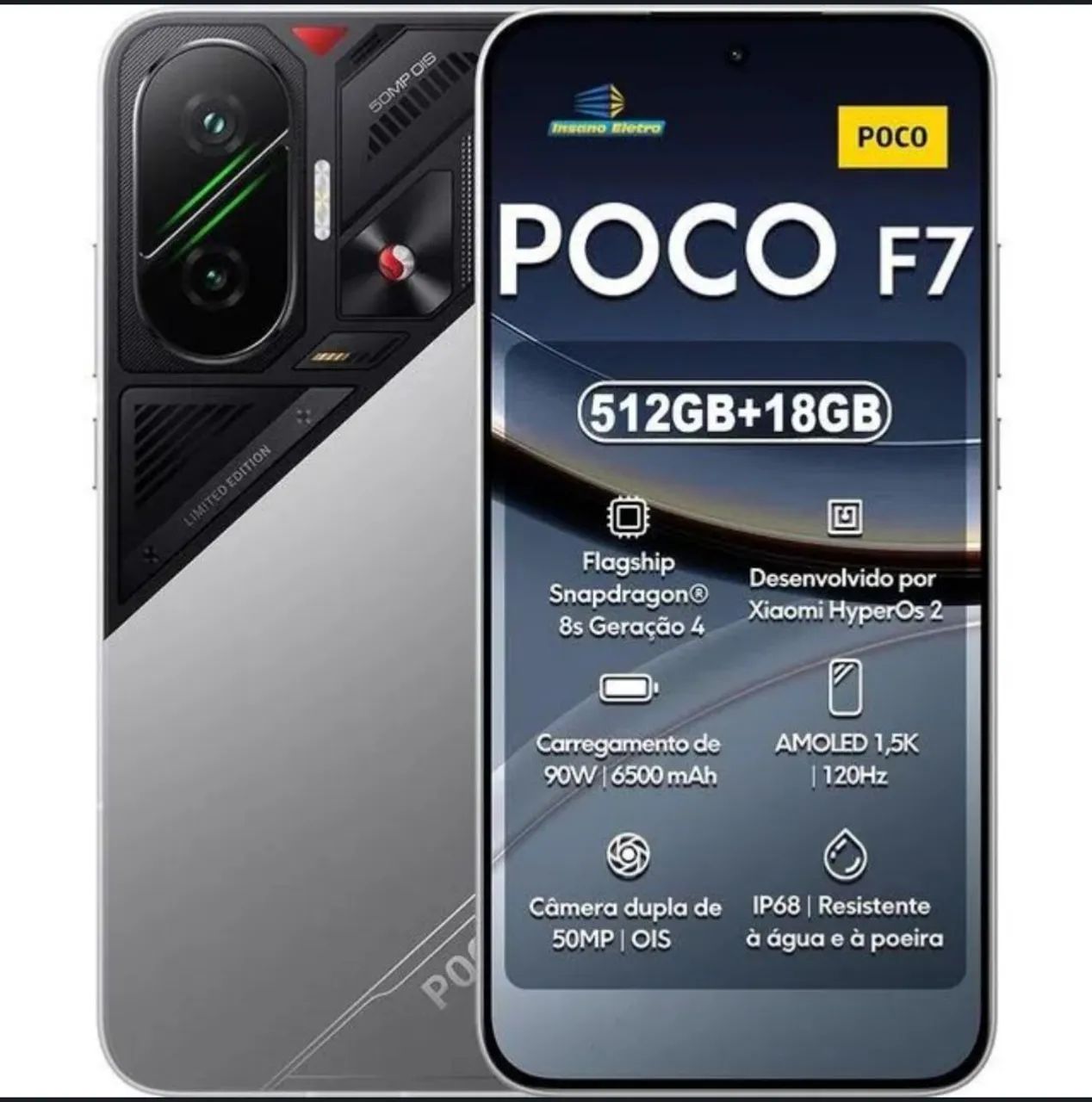 POCO F7 512GB TROCO P POCO X7 PRO 512GB + 1 MIL - Celulares e