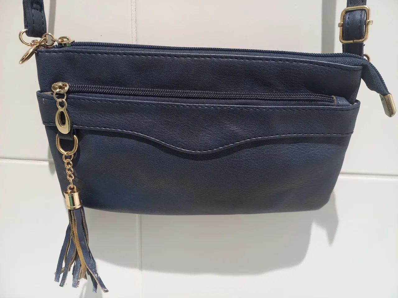 Bolsa de ombro azul
