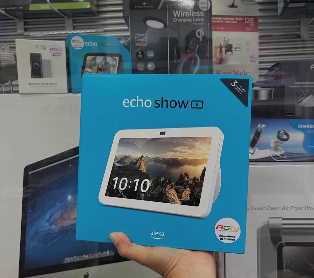 Echo Show 8 - 3ª Geração Nova e Lacrada 