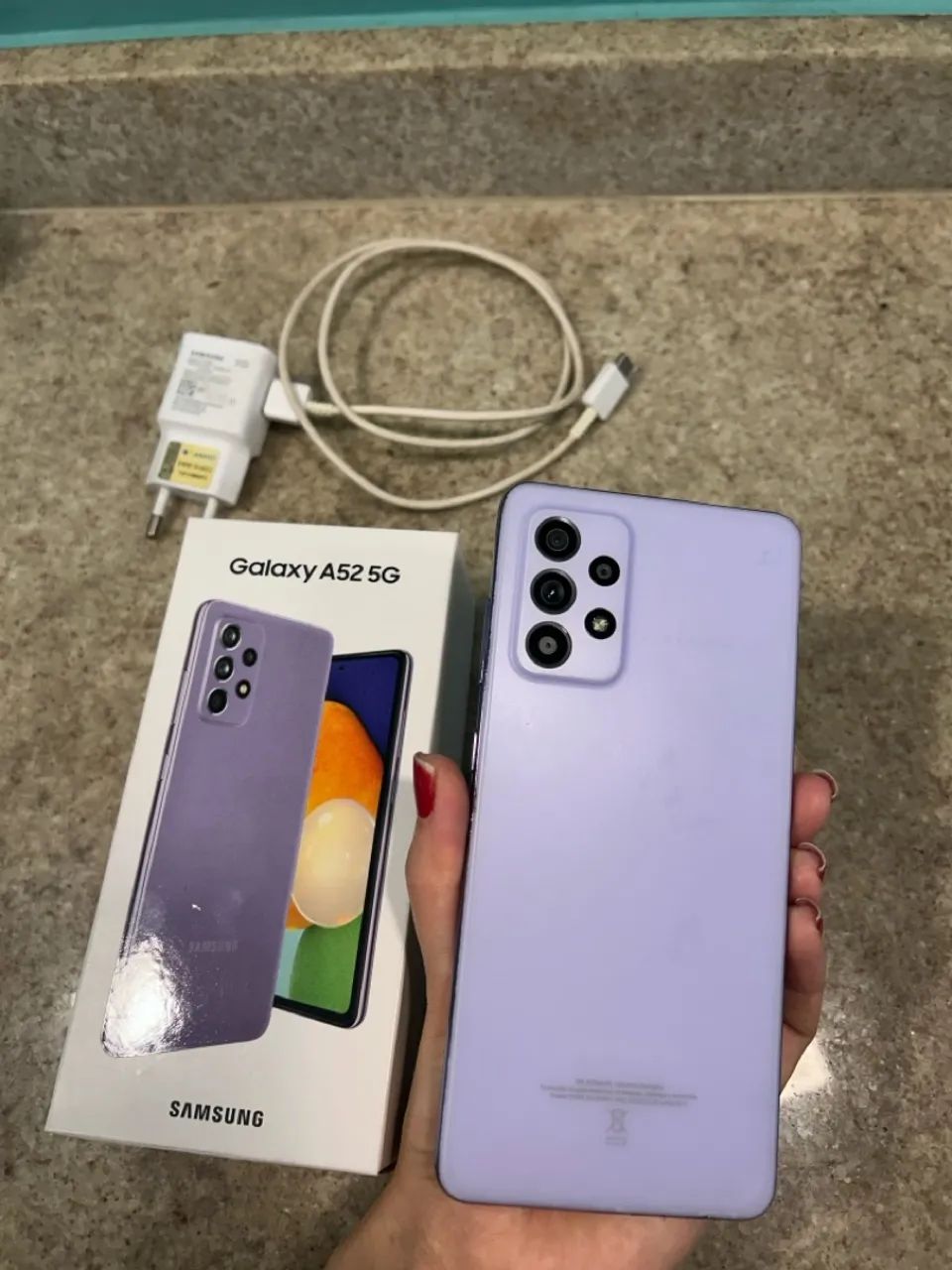 Samsung Galaxy A52 5G - 128GB - Com Caixa e Carregador Original - Foto 4