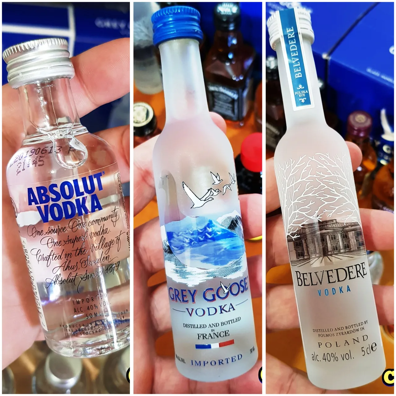 Kit miniaturas 50ml - Vodka