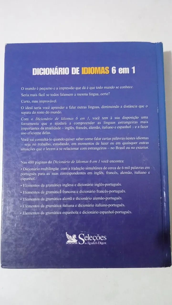 Dicionário de idiomas 6 em 1 - Foto 2