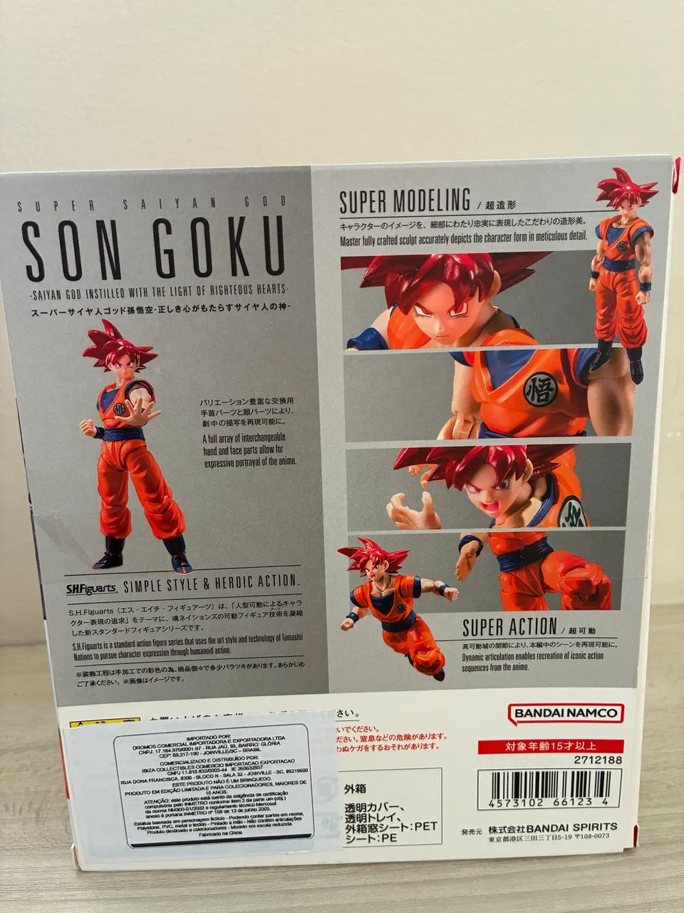 Goku Super Saiyajin God S.h. Figuarts Dragon Ball Z Bandai - Foto 5