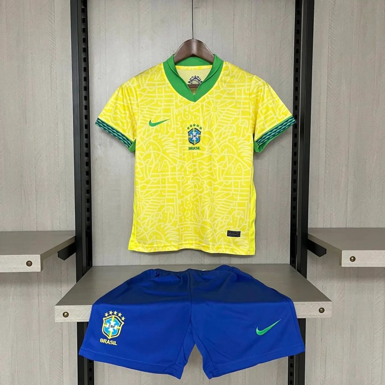 Conjunto Kit Brasil I Infantil/juvenil 24/25 2 a 13 Anos