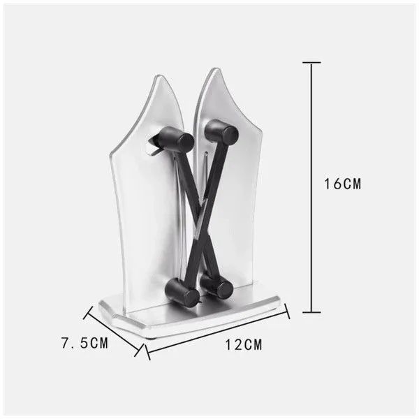 Afiador de Facas Amola Aguça Laminas Portatil Cozinha - Foto 2