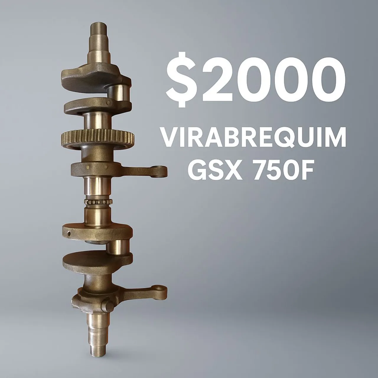 Virabrequim GSX 750F - Motor de Motocicleta