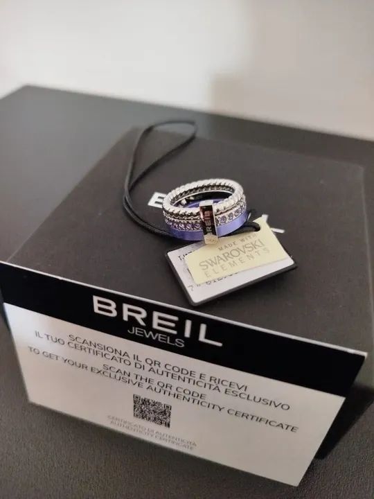 Anel Breil Breilogy - Roxo - Cristais Swarovski - Foto 5
