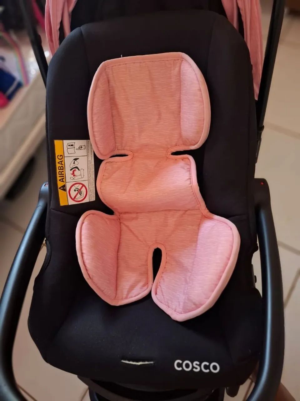 Carrinho de bebê+ bebê conforto  - Foto 5