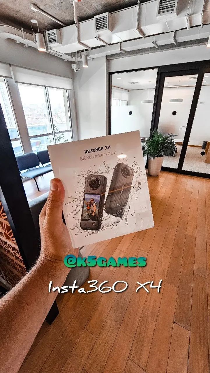 Insta360 X4 8K 360 - Lacrado - COMPRA SEGURA ABC SP 