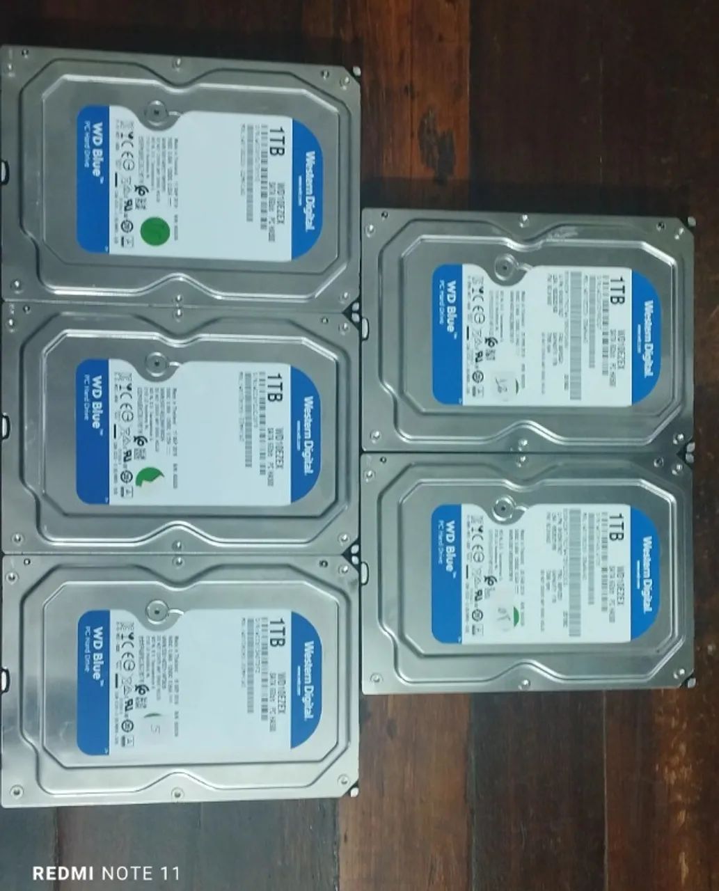 Lote 05 unidades HD 3,5 01TB - WD