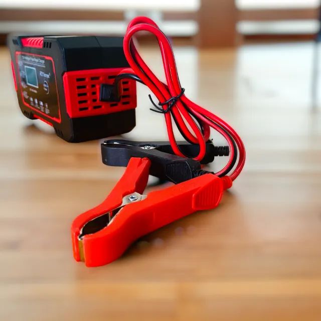 Carregador de bateria com display LCD visor digital 12V 6A - Foto 4