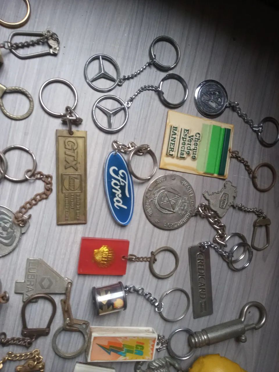 Chaveiros lote relíquias antigos antiguidade colecionador 