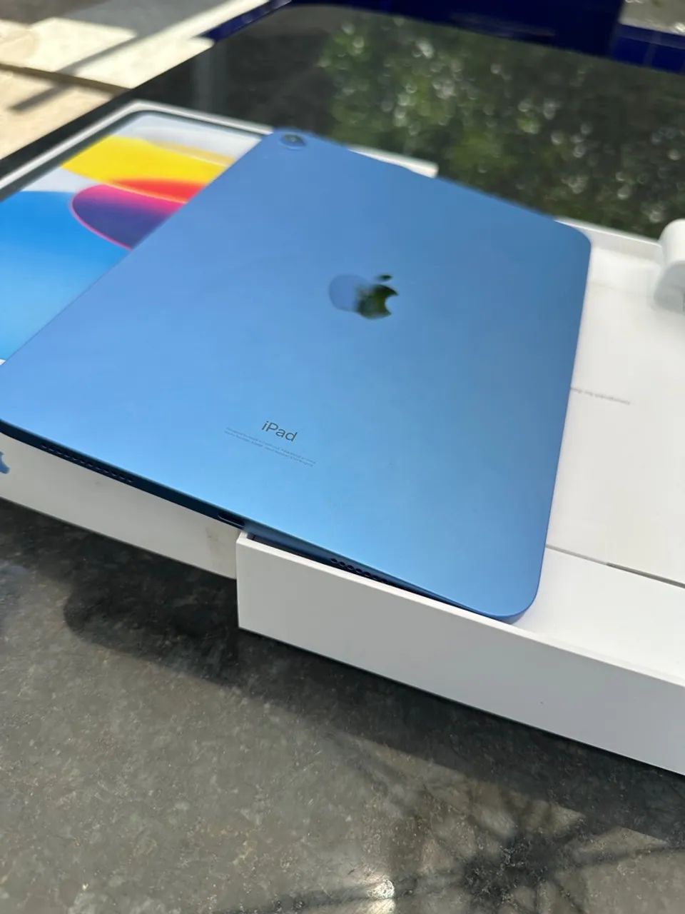 iPad 10ª Geração-estado de loja -sem nenhuma marca de uso com caixa e carregador original  - Foto 4