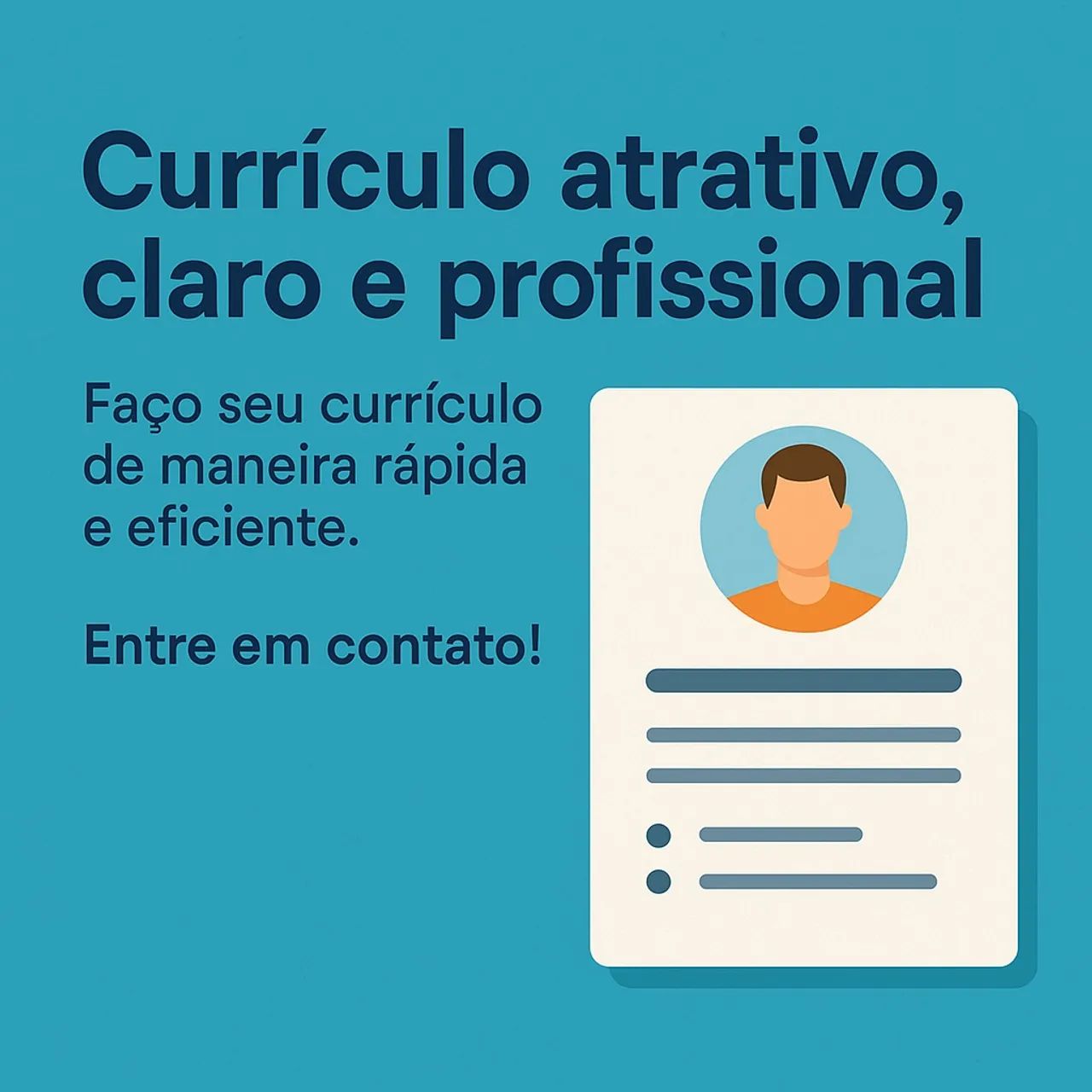 Criação de Currículo Profissional - Entrega Rápida