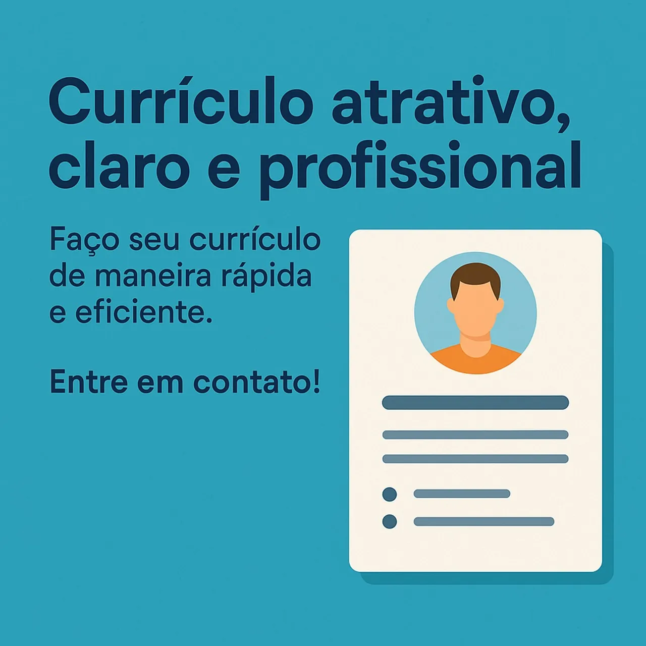 Criação de Currículo Profissional - Entrega Rápida