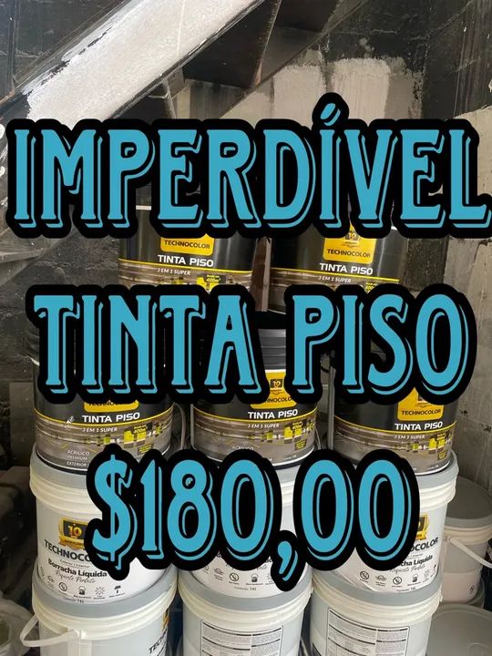 Tinta Piso $$ 180 REAIS Techicolor Promoção - Foto 2