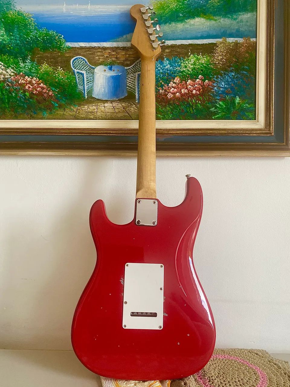 Guitarra Stratocaster Squier logo fender  - Foto 4