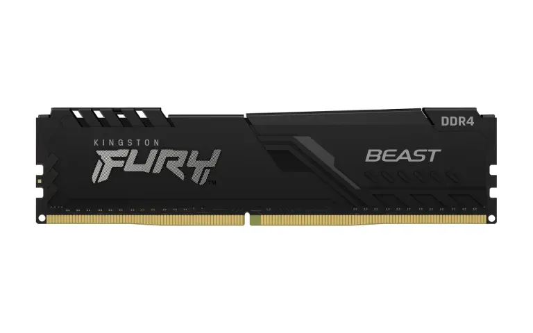 2 Unid Memória RAM Kingston Fury Beast, 16GB, 3200MHz, DDR4, CL16, Preto - KF432C16BB1/16
