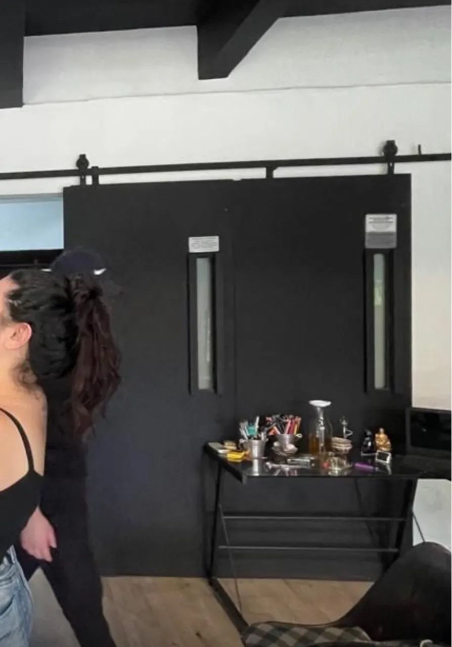 Porta de correr estilo industrial 