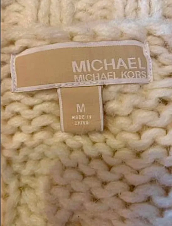 Colete Casaco Michael Kors Classico em Lã macia e confortavel. Tamanho: M - Original