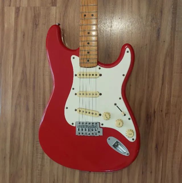 Fender México 95' toda original relíquia correia e capa original