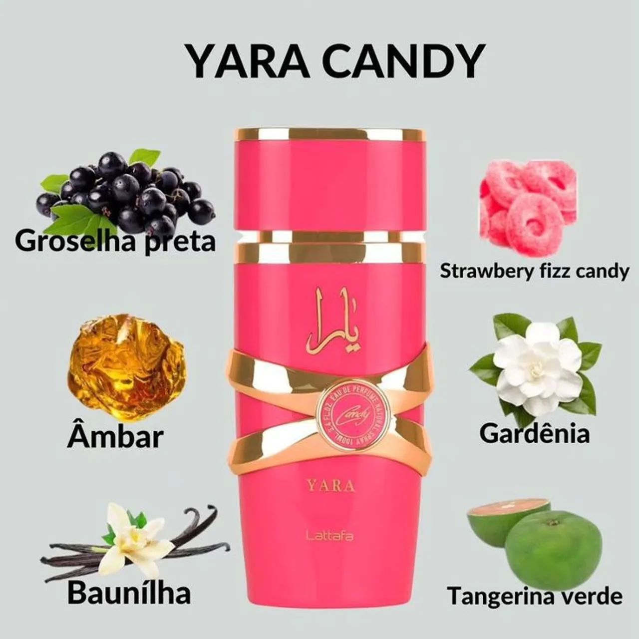 Perfume árabe  Yara Candy Lattafa - 100ml