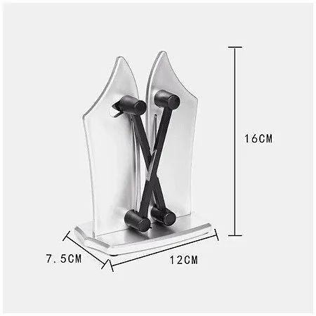 Afiador de Facas Amola Aguça Laminas Portatil Cozinha - Foto 5