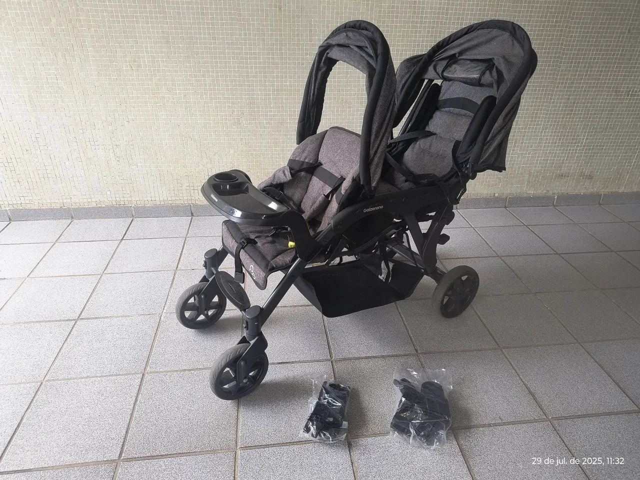 Carrinho de Bebê Galzerano Doppio 