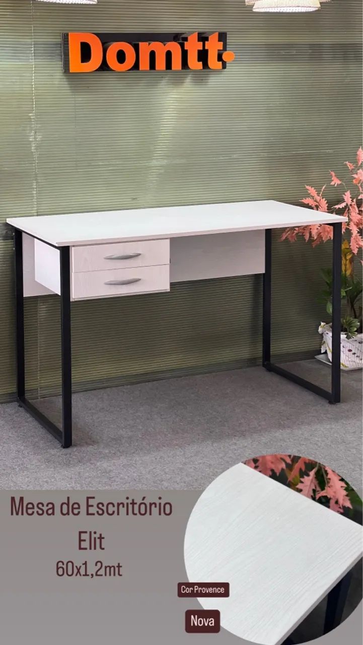 Mesa De escritório Elit Provence 60x1,2 Nova -Em até 6x sem juros