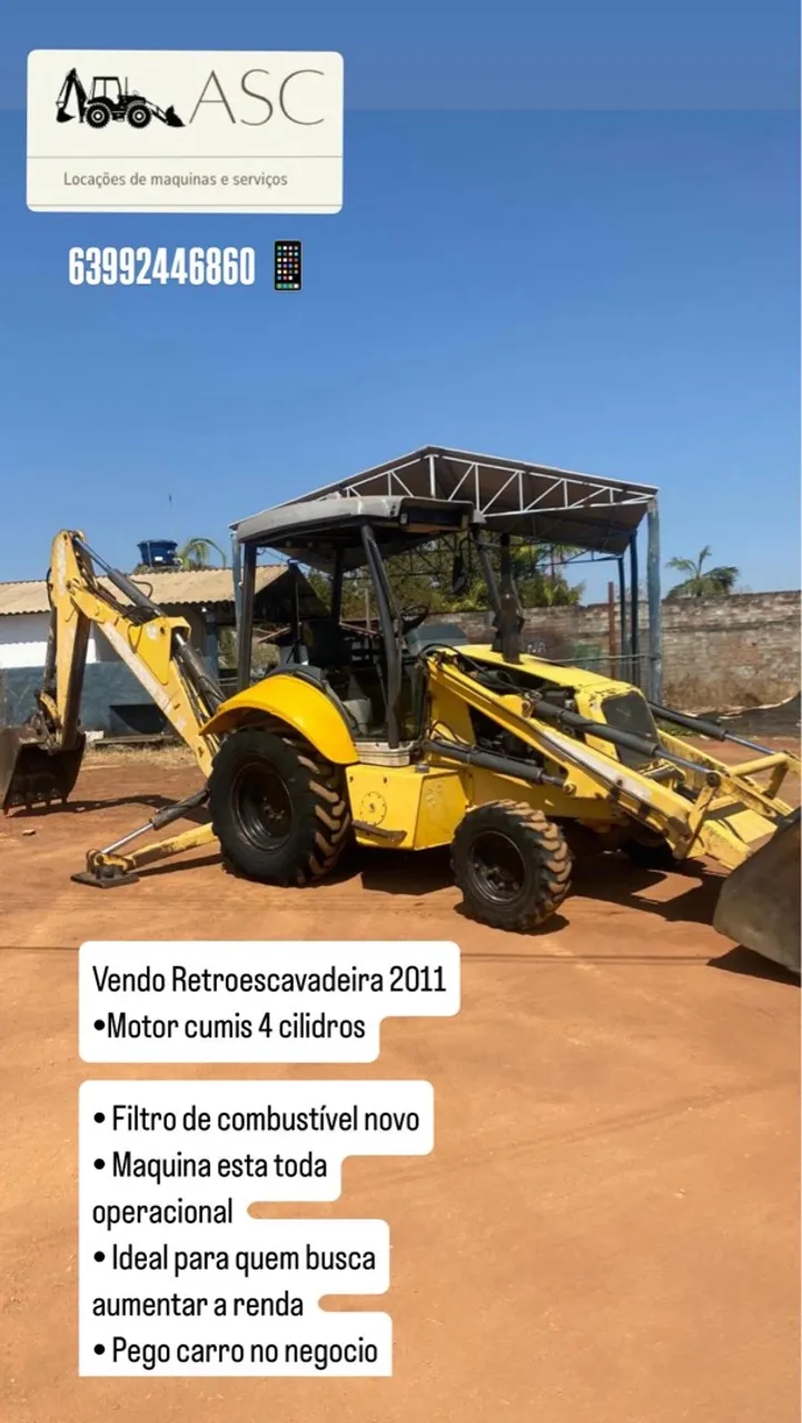 Retroescavadeira 2011