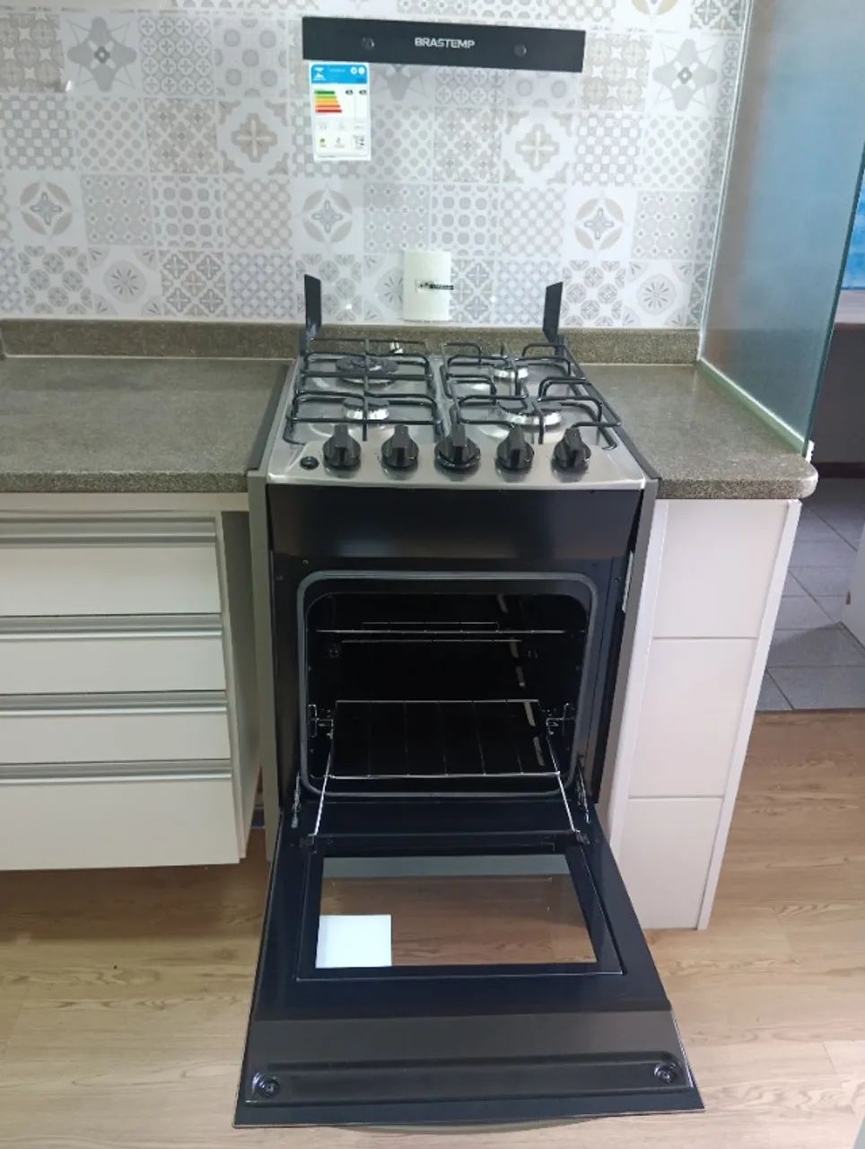 Fogão embutido Brastemp 4 bocas - Foto 5