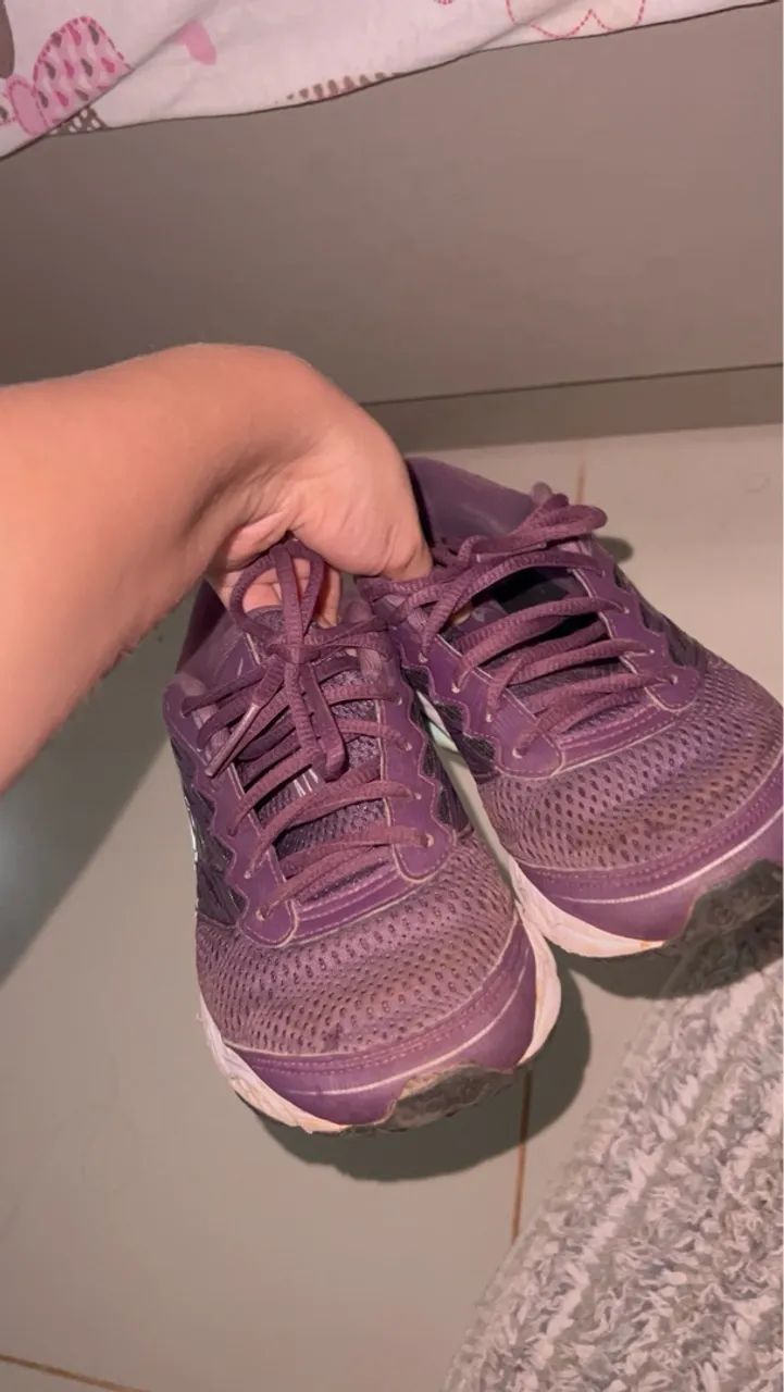 Tênis Mizuno Feminino Roxo TAM 36/37 - Foto 3