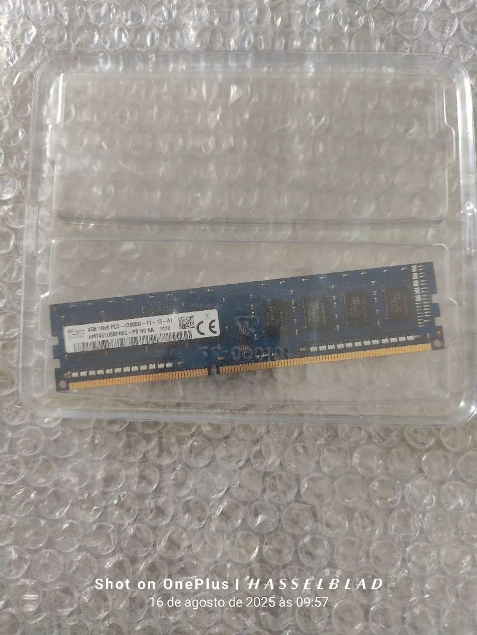 Memoria RAM DDR3 4gb 12800U