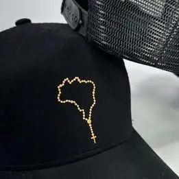 BONÉ HYPE TERÇO PRETO/TELA PRETO - Foto 2