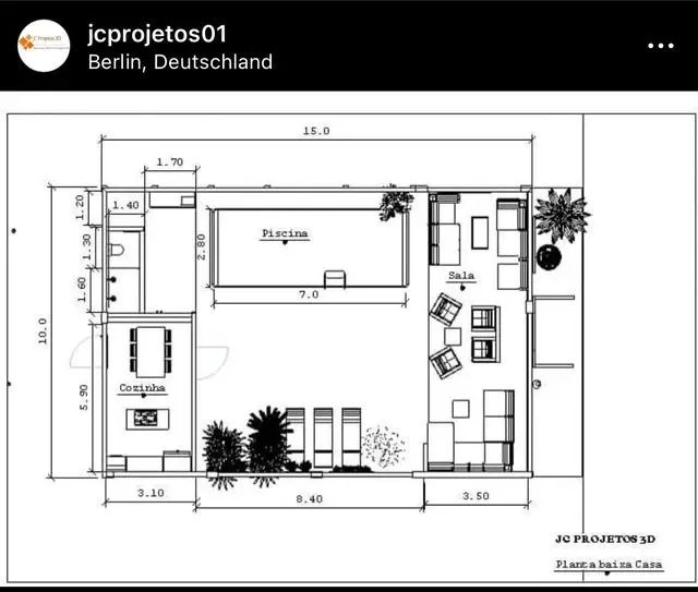 Planta baixa 3D - Foto 2