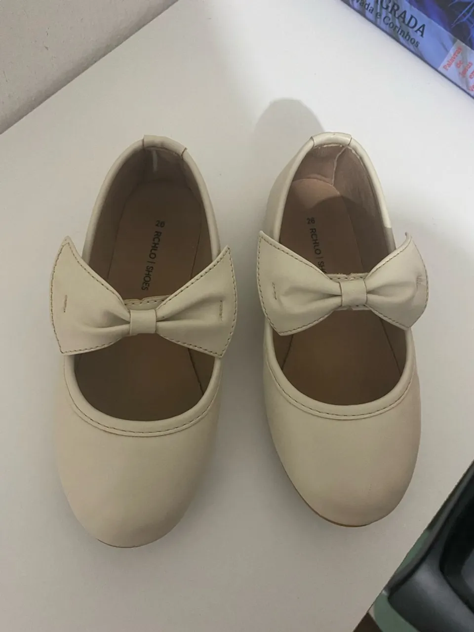 Sapatilha Infantil Laço Bege - RCHLO SHOES