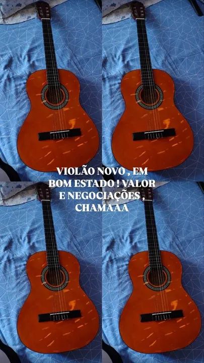 Violão semi-novo 
