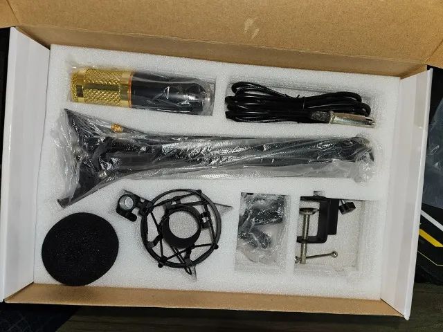 Kit Microfone Bm800 Condensador Profissional/ Home Studio e 1 Microfone Leson Professional - Foto 3