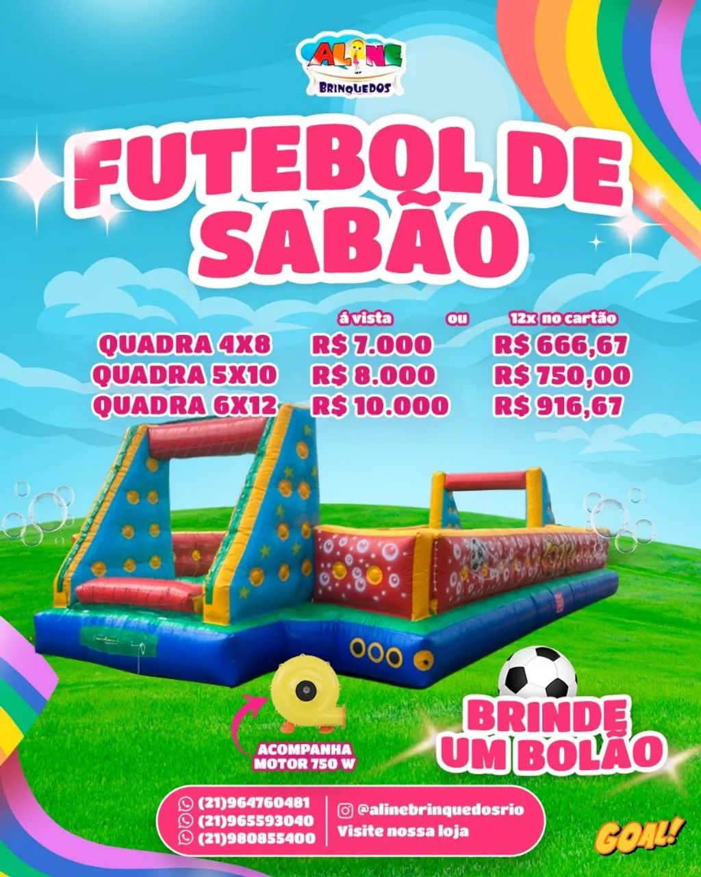 TOBOGÃ A PRONTA  5 METROS COM MOTOR - Foto 2