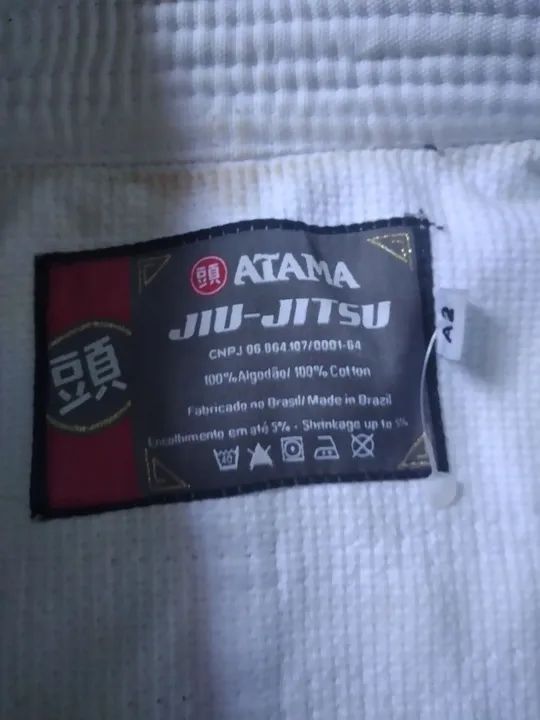 Kimono de Jiu-Jitsu Branco - Tamanho A - Foto 5