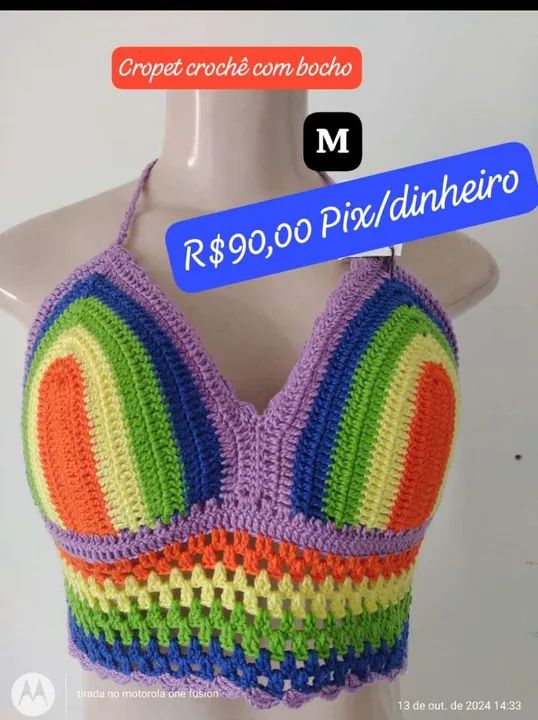 Top Crochê cropet  - Foto 2