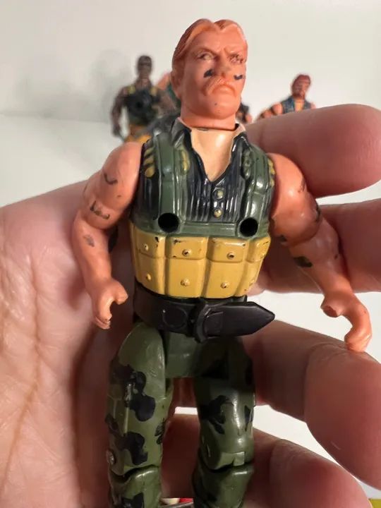 Bonecos Sos Comandos Soldados Militar Coleção Anos 80 - Foto 5