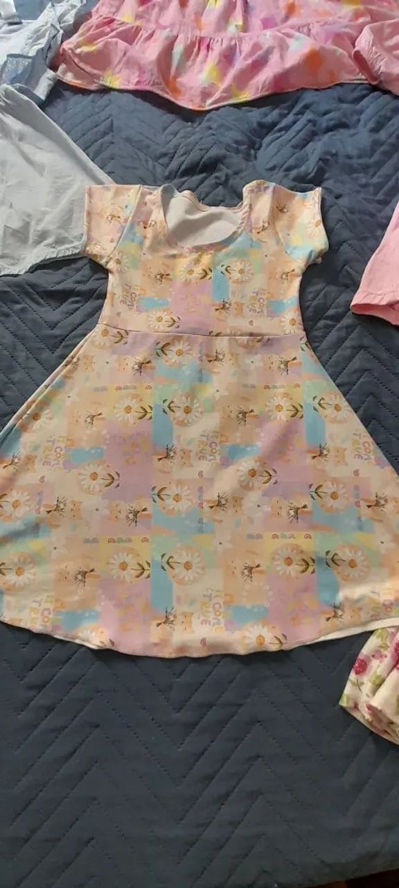 Lote vestidos menina - Foto 4