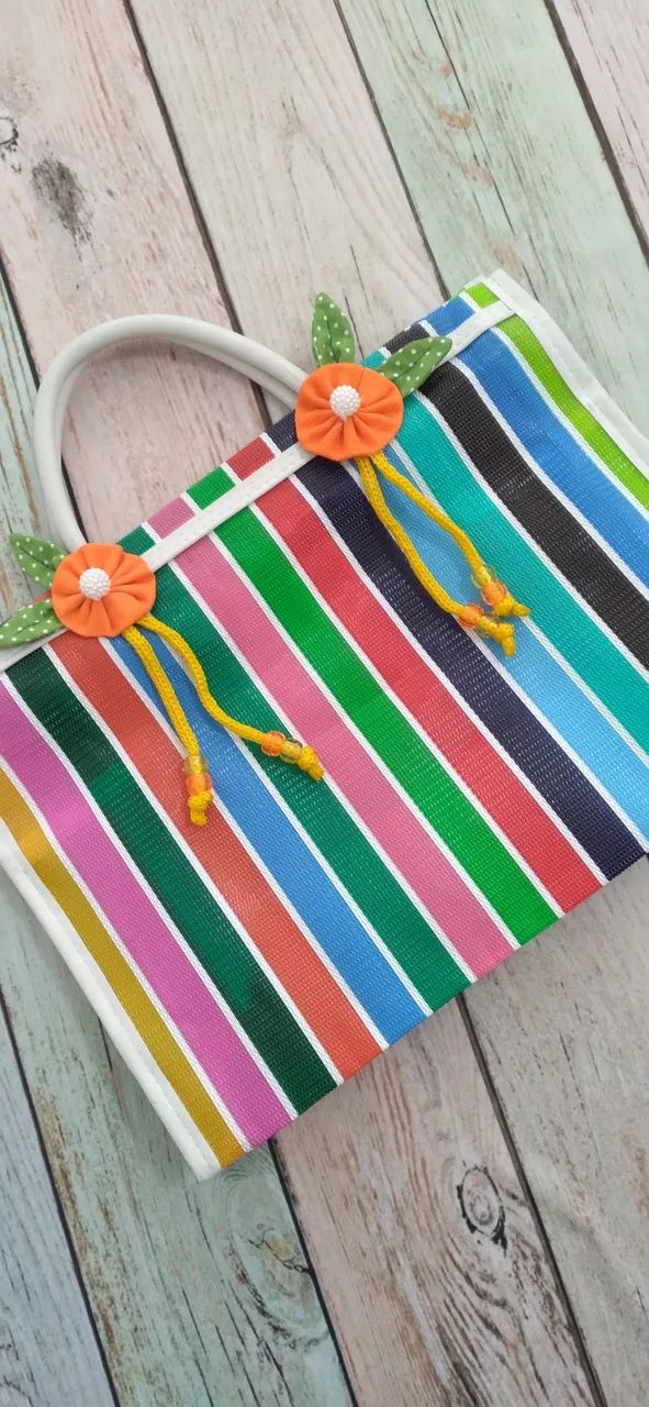 Sacolinhas de Nylon  Decoradas - Foto 2